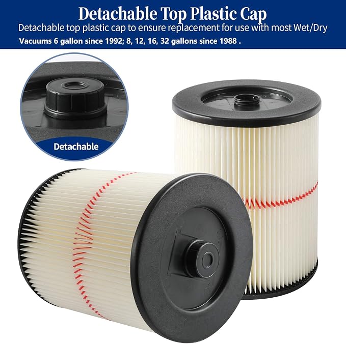 2 Pack Red Stripe Cartridge Filter Compatible - Image 5