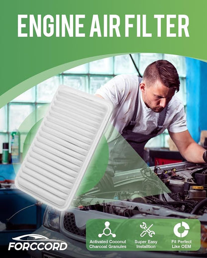 2-Pack CA9360 Engine Air Filter Fits - Image 2