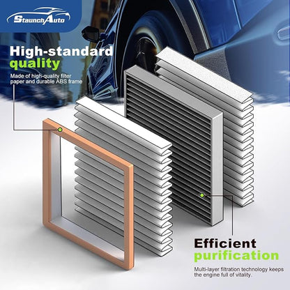 Engine & Cabin Air Filter for 2021 2022 2023 2024 2025 2026 Nissan Rogue Air - Image 3