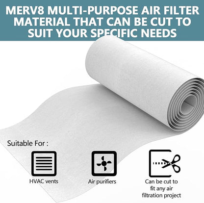 MERV 8 Filter Material, 23 Ft² Cut to Fit Air Filter Material - Image 3