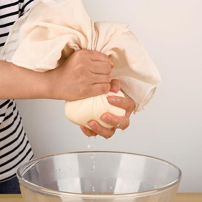 WMKGG 9 PCS Reusable Unbleached Cotton Cheese Cloth 20x20 Inch, Grade 100 - Image 2