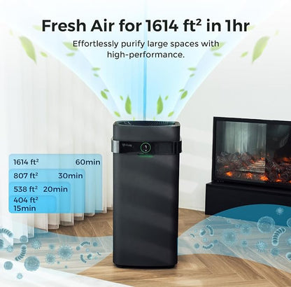 Airdog X5+ Air Purifier for Large Rooms up to 1600 Ft², Smart App Control - Image 2