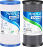 PUREPLUS 5 Micron 4.5"x10" Whole House Water Filter Combo Kit by PUREPLUS