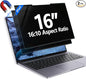 2Pack Magnetic 16 Inch Laptop Privacy Screen 16:10 Aspect Ratio, Removable by HOME