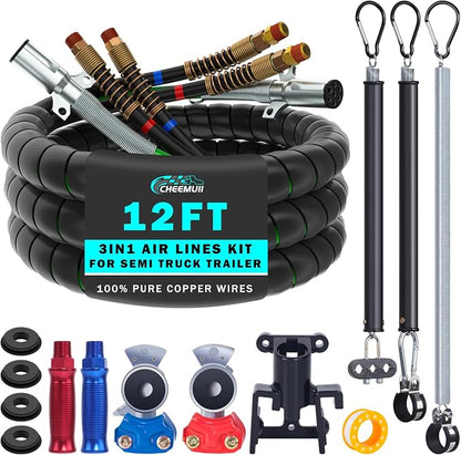 CheeMuii 12FT Semi Truck Air Line Kit by CheeMuii