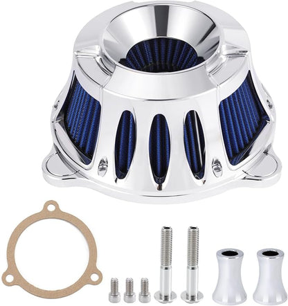Motorcycle Air Filter Kit CNC Air Cleaner Intake Turbine System Fit by BravemaMotorcycleAccessories