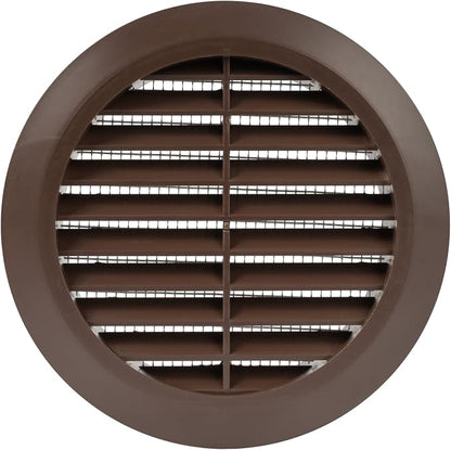 Brown 4" Inch Round Ventilation Grille by Unknown