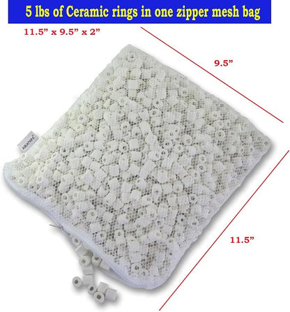 AQUACITY Premier Bulk Bio Ceramic Rings Filter Media - Image 3