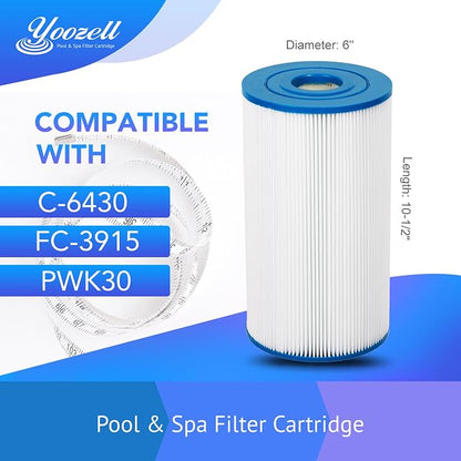 6430 Pool Filter Cartridge Replacement 2 Pack - Image 3