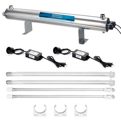 Bluonics 110W UV Water Ultraviolet 24GPM Plus Sediment and Carbon Well Water - Image 2