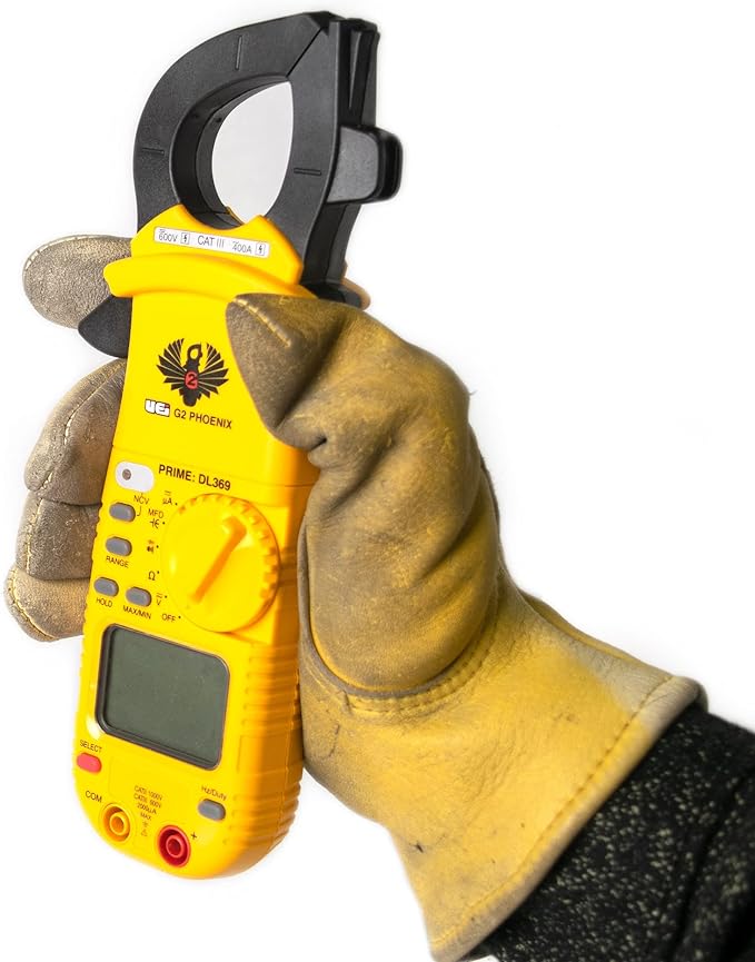 UEi DL369 Digital Clamp Meter HVAC Auto-Ranging 4000 Counts Volt Meter AC Amp - Image 8