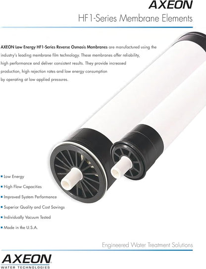 Axeon HF1-4040 2500 GPD RO Membrane Element – 4-inch x 40-inch, Low-Pressure - Image 7