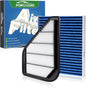 Cabin & Engine Air Filter Combo Fit by Forccord