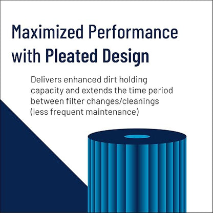 Pentair Pentek R50 Sediment Water Filter, Under Sink Pleated Polyester Filter - Image 4