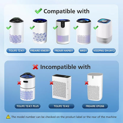 3 Pack TZ-K1 Replacement Filter Compatible - Image 7