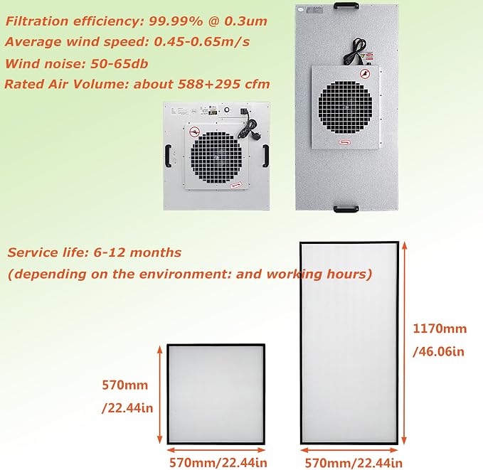 INTSUPERMAI Vertical Laminar Flow Hood Air Flow Clean Bench Workstation Lab - Image 4