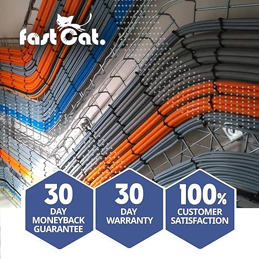 fast Cat. Speaker Wire 16 Guage 2C, UL Listed & CMR/CL3R-FT4 Rated - Speaker Cable w/PVC Jacket, 100% Oxygen-Free Pure Bare Copper - (65) HighFlex 16 Guage Wire - in-Wall Use-500ft Bulk Cable, Purple