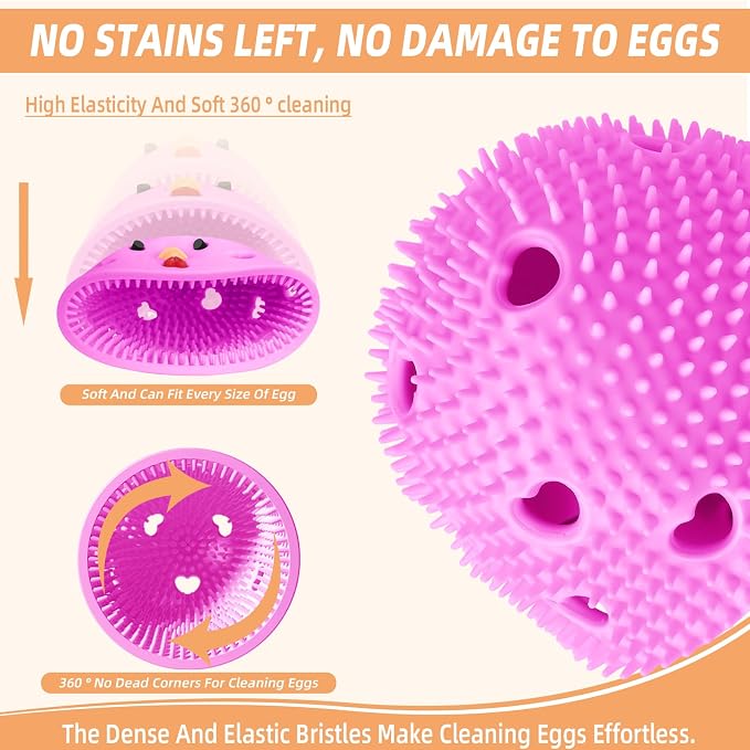 Silicone Egg Brush Cleaner, Egg Washer - Image 4