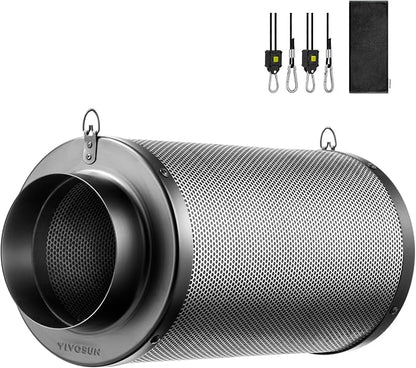 VIVOSUN 8 Inch Air Carbon Filter Smelliness Control by VIVOSUN