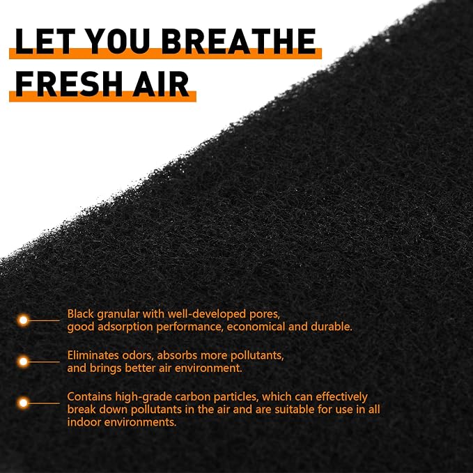 20PCS 4" x 12" Activated Carbon Air Filters - Image 4