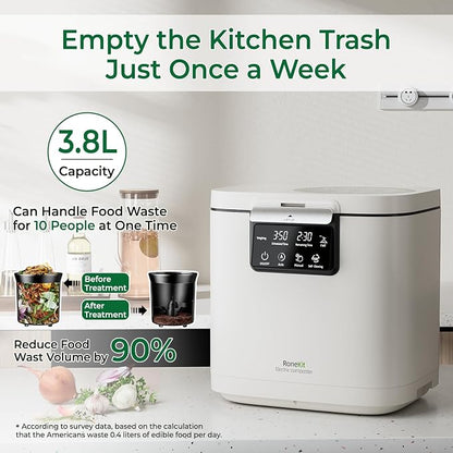 Electric Composter for Kitchen, Smart Compost Bin - Image 2