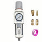 XingNEeng 1/2" NPT Compressed Air Filter Regulator Combo Piggyback, Water/Oil by Unknown
