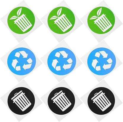 Zerodeko 12pcs Garbage Sorting Stickers - Image 7