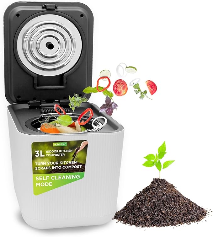 Nutrichef 3L Electric Kitchen Composter by NutriChef%E2%84%A2Kitchen