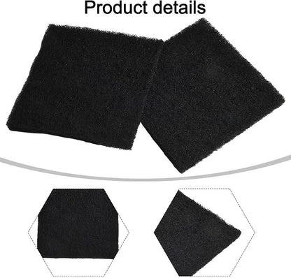 Activated Carbon for Compost Bins, Square 8x8x0.5 cm, Replaceable Compost Bin - Image 4