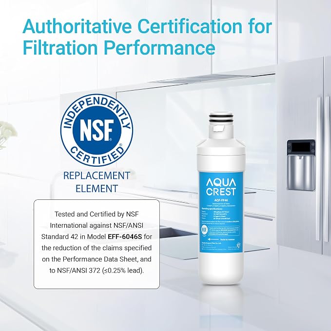 AQUA CREST LT1000PC ADQ747935 MDJ64844601 Refrigerator Water Filter, Replacement - Image 4