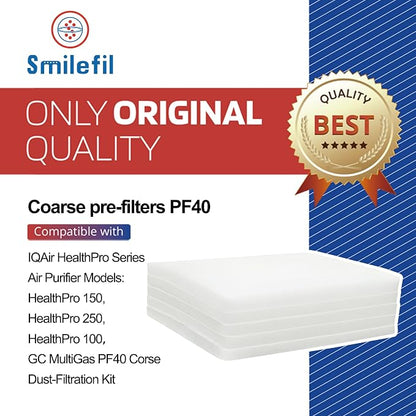 Smilfil 5 Pack PF40 Replacement Pre-Filter Pads Compatible - Image 2