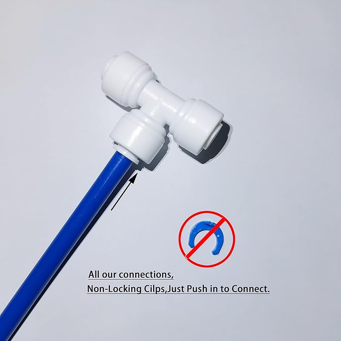 YZMSZ Straight Male Thread Adapter 1/2" Male x 3/8" OD Tube Quick Connector - Image 4