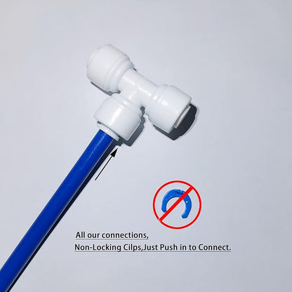 YZMSZ Straight Male Thread Adapter 1/2" Male x 3/8" OD Tube Quick Connector - Image 4