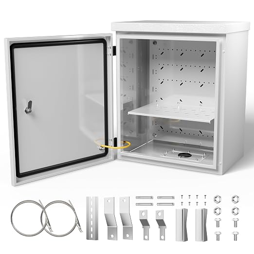 Steel Electrical Box, IP67 Waterproof & Rust-Resistant, Outdoor/Indoor by StructoMax