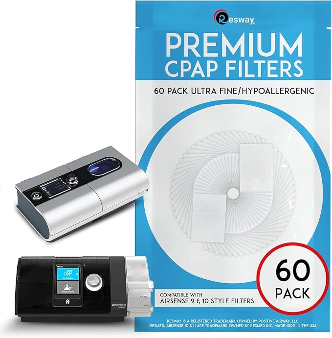 Premium Resway Disposable Hypoallergenic CPAP Filters | Compatible by Resway