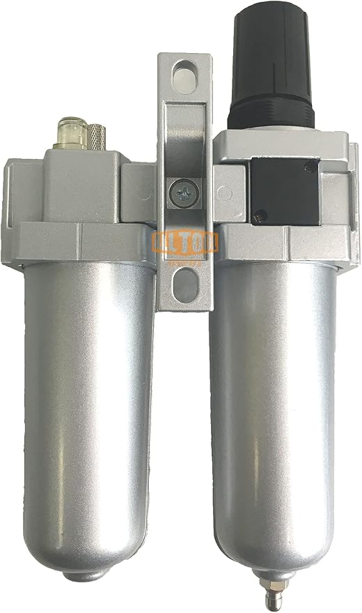 1/2" NPT HEAVY DUTY Compressed Air In Line Filter Regulator Lubricator Oiler - Image 6