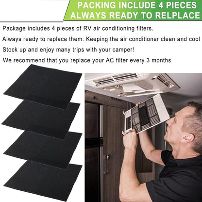 RV Air Conditioner Foam Filter Replacement 6798A3761 Compatible - Image 2