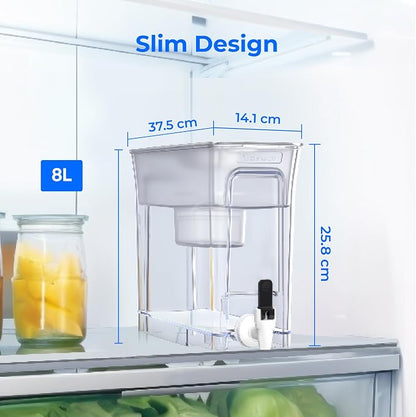 Waterdrop 35-Cup Slim Water Filter Dispenser, Large Capacity, 200-Gallon - Image 3