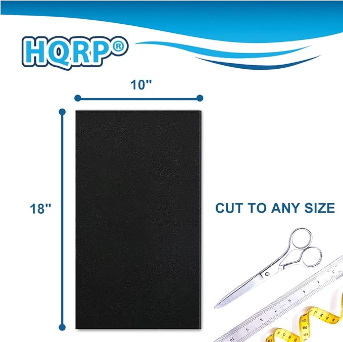 HQRP Cut to fit Activated Carbon Filter Media Pad 18x10 - Image 4