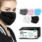 NNPCBT 5 Color Disposable Face Masks 100 Pack, 3-Ply Breathable Mask by NNPCBT