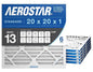 Aerostar 20x20x1 MERV 13 Air Filter, ACTUAL SIZE, Air Conditioning & Furnace by AirFiltersDelivered