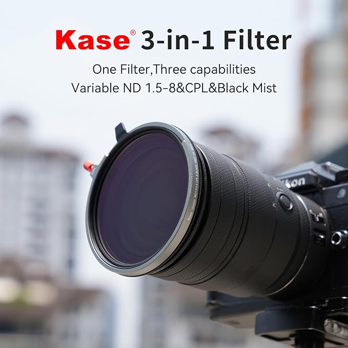 Kase 67mm Variable ND1.5-8 & CPL & Black Mist 3 in 1 Filter - Image 2