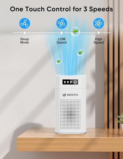 Air Purifiers for Bedroom, DAYETTE H13 True HEPA Air Filter Purifier for Small - Image 8
