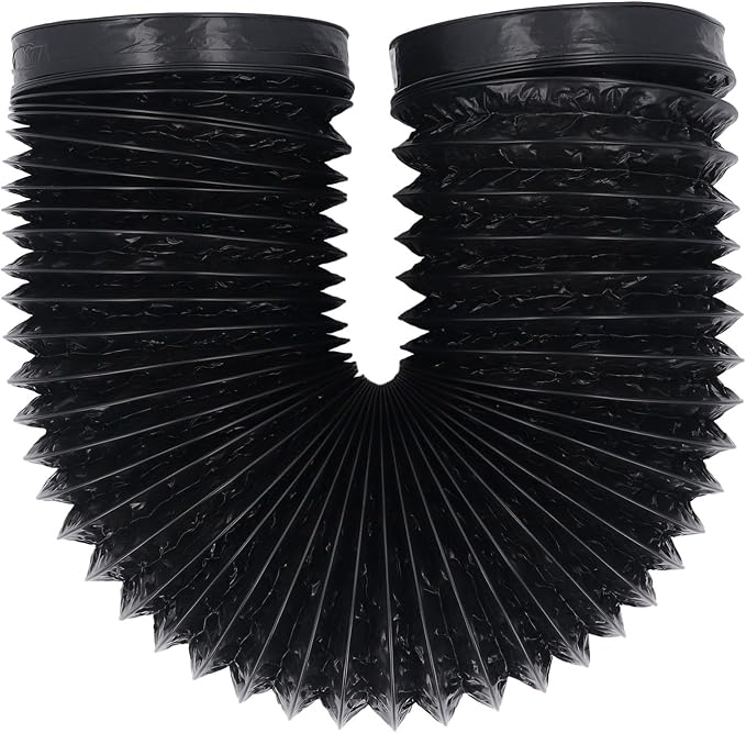 7in 6.56ft Dryer Vent Exhaust Duct Hose, Flexible Aluminum Air Ducting - Image 8
