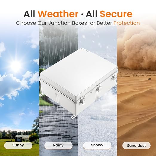 QILIPSU Waterproof Junction Box IP67 Outdoor Plastic Electrical Project - Image 7