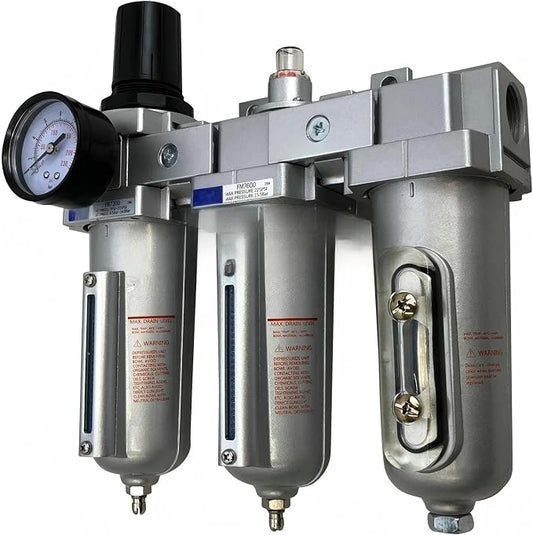 3/4" NPT Heavy Duty Compressed Air Filter Regulator Coalescing Dsiccant Dryer by Unknown