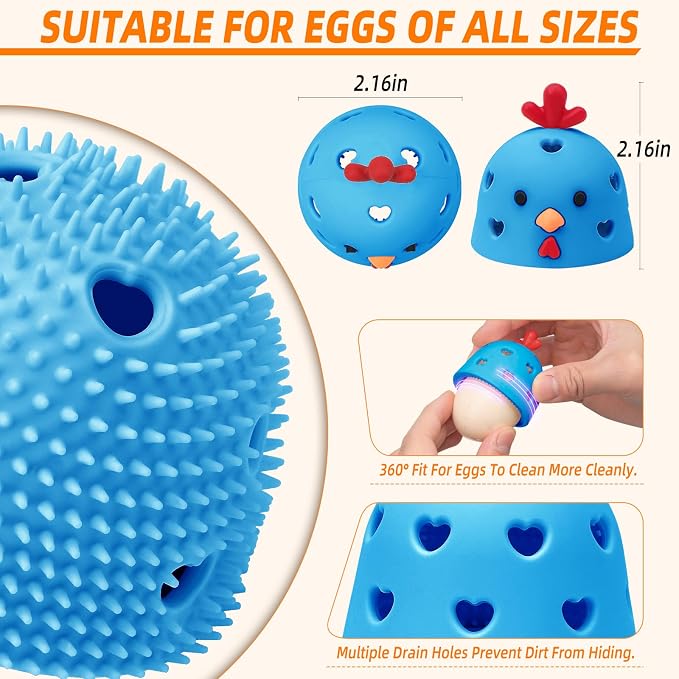 Egg Brush Cleaner, Egg Scrubber Tool - Image 5