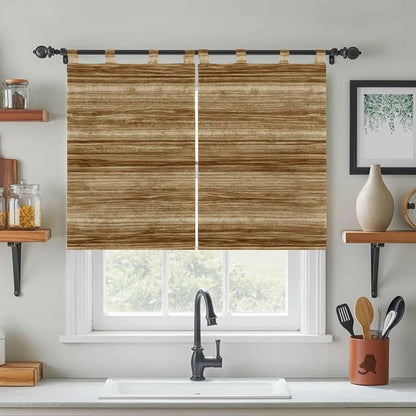 Vintage Western Bedroom Curtains 63 Inch Length, Window Curtains Tab Top - Image 3