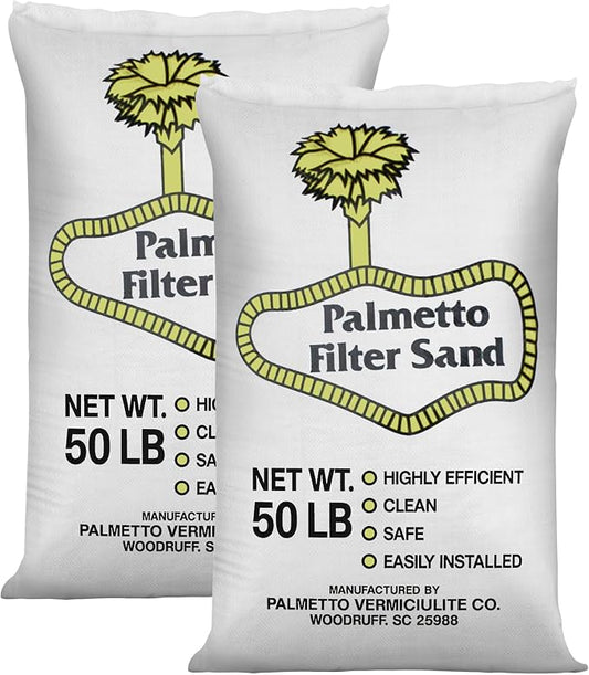 Palmetto 2 Pack Pool Filter Sand, Clean and Clear Water, Natural Sand by Unknown