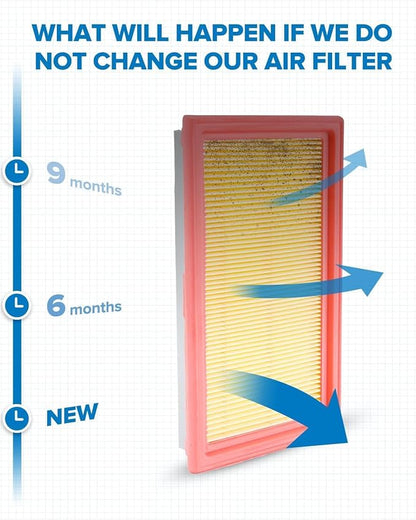 PHILTOP Engine Air Filter CA10234 Replacement - Image 4